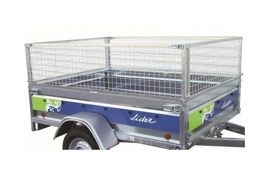 4 Rehausses de ridelles grillagées 39016 (hauteur 50cm) 170x122 cm - Lider