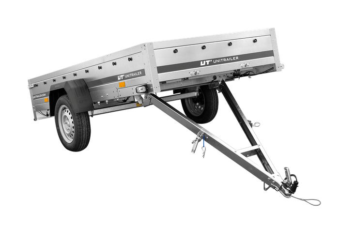 Remorque simple essieu Unitrailer GARDEN TRAILER 264 KIPP