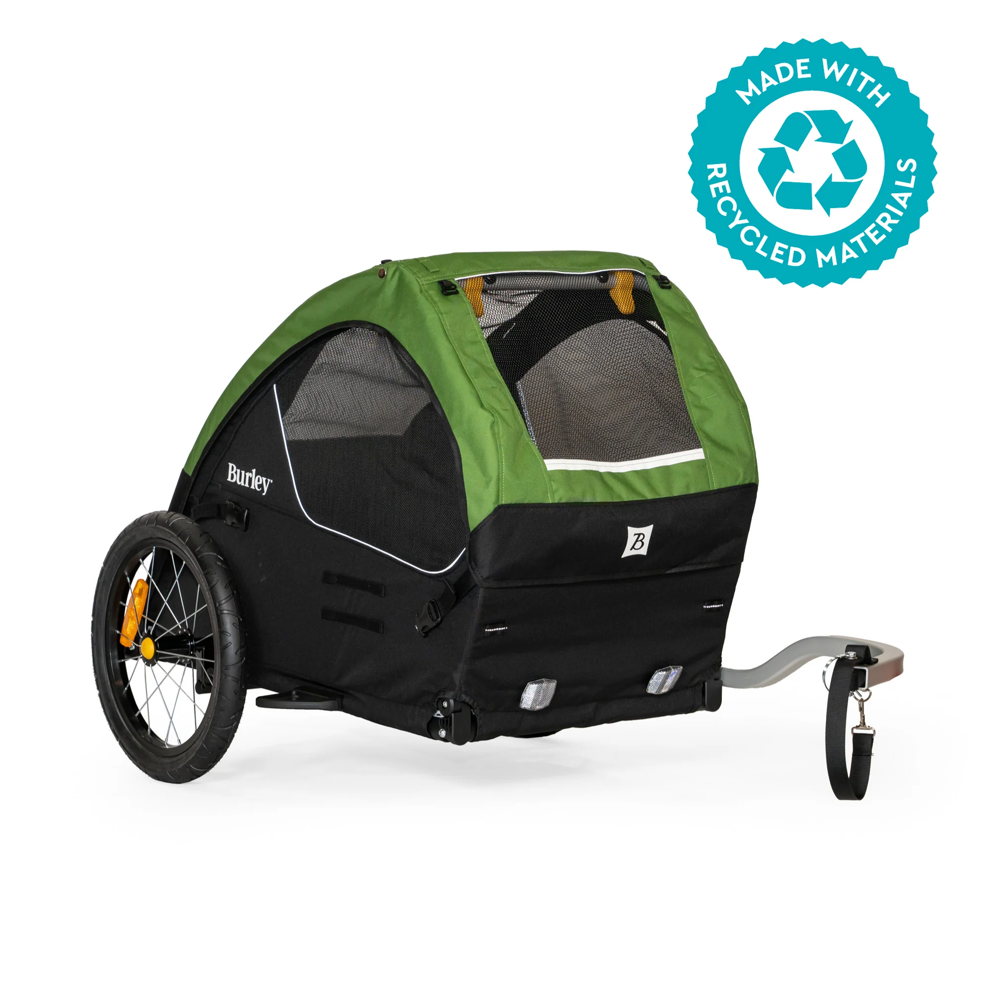 Burley Remorque Vélo Chiens - Tail Wagon - vert/noir