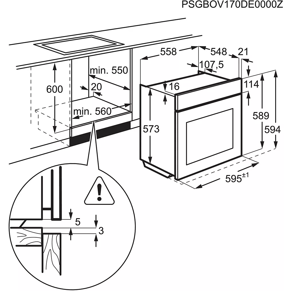Four encastrable ELECTROLUX EOF6P46VX0 SurroundCook – Image 4