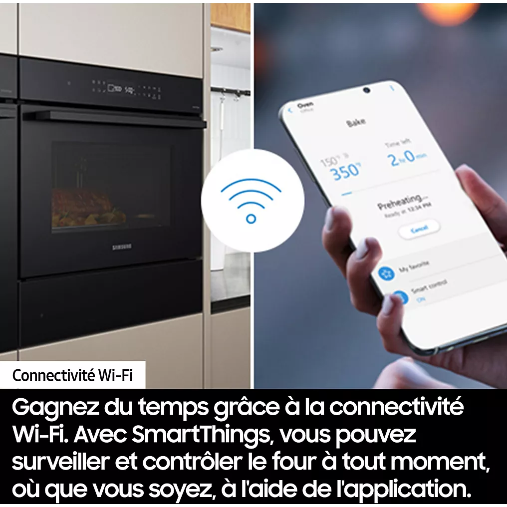 Four encastrable SAMSUNG NV7B45502AK DualCookFlex – Image 5